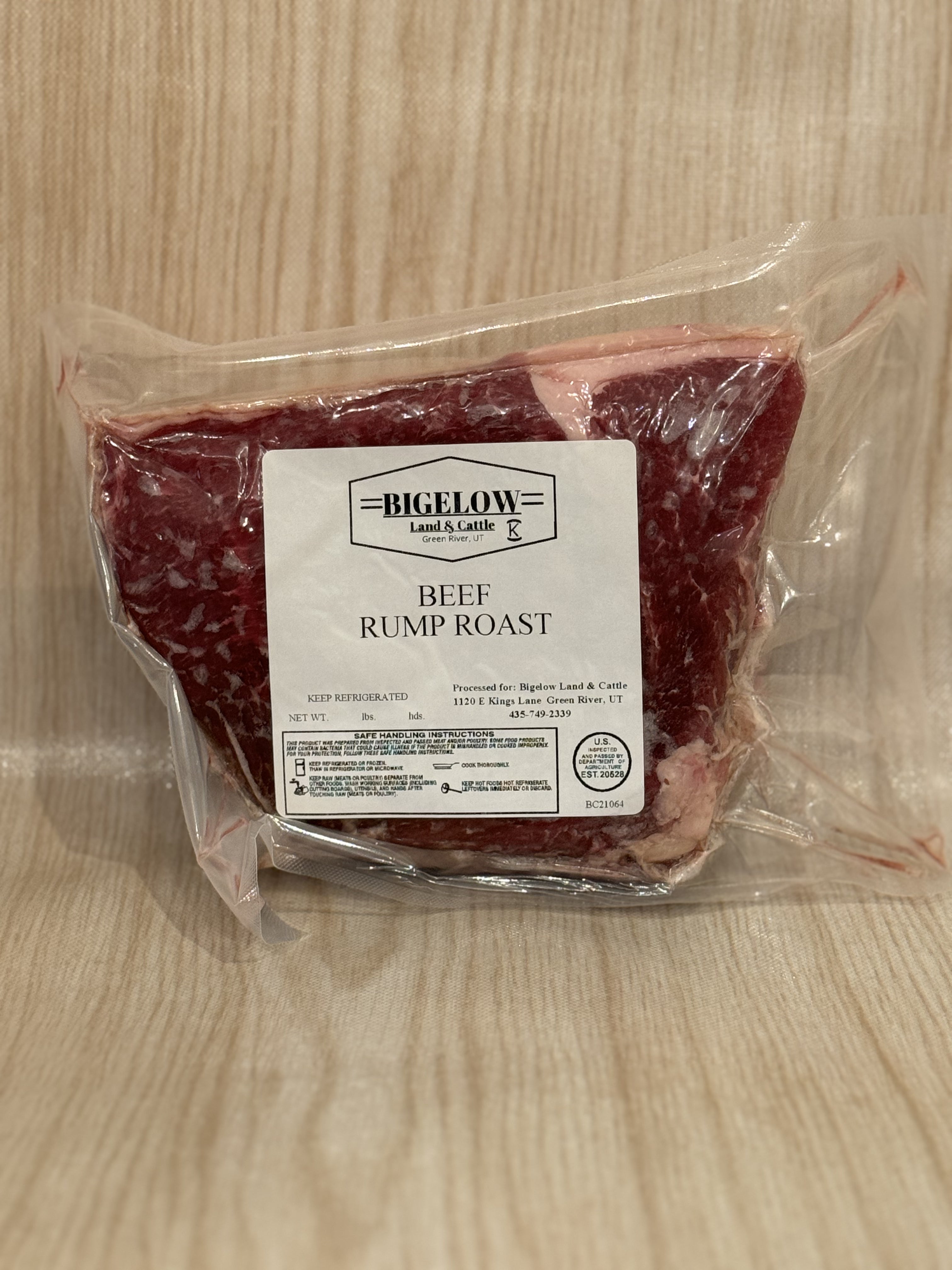 Box D Cut Rump Rump Roast – Bigelow Beef