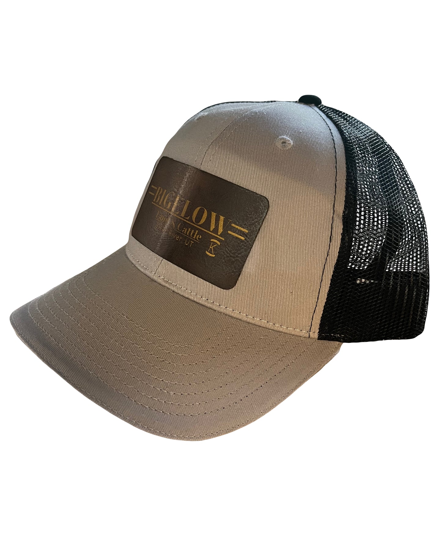 Logo Leather Patch Hat